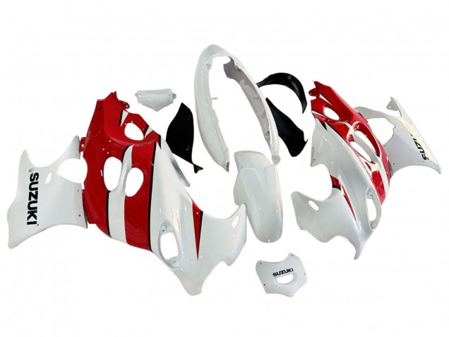 Lojas Carenagens Moto Suzuki GSX600F/GSX750F 2004-2006 - Branco Vermelho