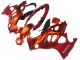 Lojas Carenagens Moto Suzuki GSX600F/GSX750F 2004-2006 - Burnt Laranja Branco Logo