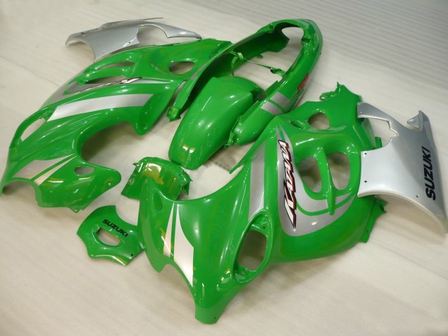 Lojas Carenagens Moto Suzuki GSX600F/GSX750F 2004-2006 - Verde Prata Katana