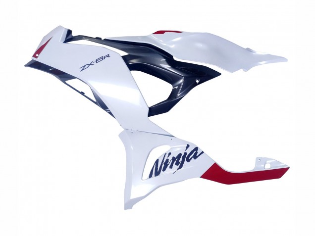 Lojas Carenagens Moto Kawasaki ZX6R 2023-2025 - Branco Pérola Preto Vermelho