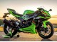 Lojas Carenagens Moto Kawasaki ZX6R 2023-2025 - Verde Preto