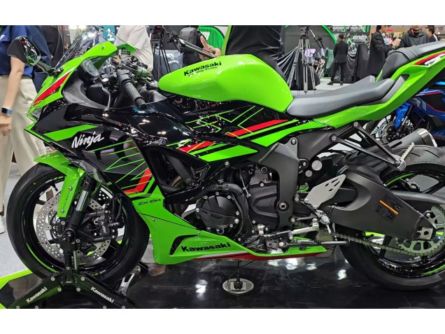 Lojas Carenagens Moto Kawasaki ZX6R 2023-2025 - Verde Preto