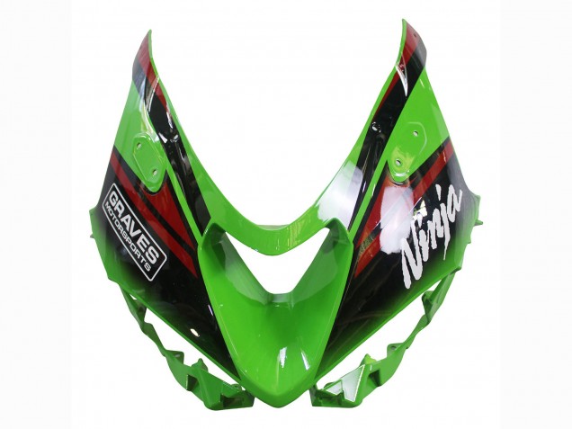 Lojas Carenagens Moto Kawasaki ZX6R 2023-2025 - Verde Preto Vermelho Amarelo Dunlop