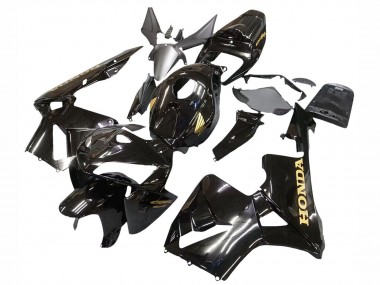 Lojas Carenagens Moto Honda CBR600RR 2005-2006 - Preto Ouro Logo
