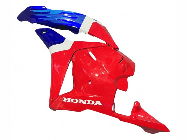 Lojas Carenagens Moto Honda CBR600RR 2009-2012 - Branco Vermelho Azul HRC