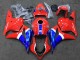 Lojas Carenagens Moto Honda CBR600RR 2009-2012 - Branco Vermelho Azul HRC
