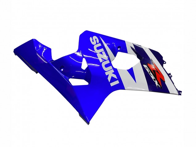 Lojas Kits Carenagem Moto Suzuki GSXR 600 / GSXR 750 2004-2005 - Branco Azul Preto Vermelho