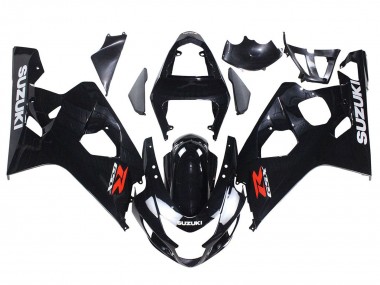 Lojas Carenagem Moto Suzuki GSXR 600 / GSXR 750 2004-2005 - Preto Brilhante