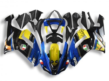 Lojas Carenagens Moto Kawasaki ZX6R 2007-2008 - Azul Tubarão