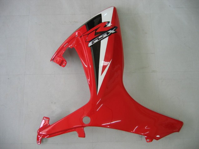 Lojas Carenagem Moto Suzuki GSXR 600 / GSXR 750 2006-2007 - Branco Vermelho Preto Brilhante