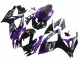 Lojas Kits Carenagem Moto Suzuki GSXR 600 / GSXR 750 2006-2007 - Roxo Preto Brilhante