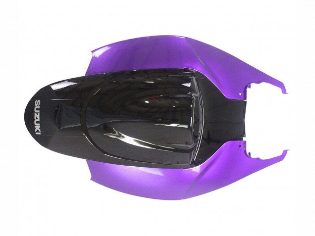 Lojas Kits Carenagem Moto Suzuki GSXR 600 / GSXR 750 2006-2007 - Roxo Preto Brilhante
