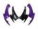 Lojas Kits Carenagem Moto Suzuki GSXR 600 / GSXR 750 2006-2007 - Roxo Preto Brilhante