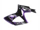 Lojas Kits Carenagem Moto Suzuki GSXR 600 / GSXR 750 2006-2007 - Roxo Preto Brilhante