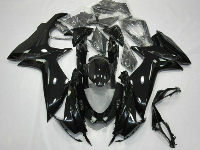 Lojas Carenagens Moto Suzuki GSXR 600 / GSXR 750 2011-2024 - Preto Brilhante