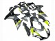 Lojas Carenagens Moto Suzuki GSXR 600 / GSXR 750 2011-2024 - Prata Amarelo Preto