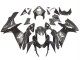 Lojas Carenagens Moto Suzuki GSXR 600 / GSXR 750 2011-2024 - Preto Fosco Preto Brilhante Branco Decal