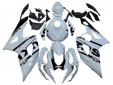 Lojas Carenagens Moto Suzuki GSXR 1000 2005-2006 - Branco Preto