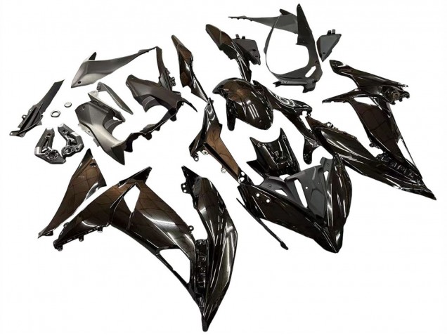 Lojas Carenagens Moto Kawasaki Ninja 650 EX650 2017-2019 - Preto Brilhante