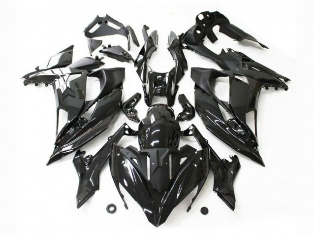 Lojas Carenagens Moto Kawasaki Ninja 650 EX650 2017-2019 - Preto Brilhante