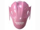 Lojas Carenagens Moto Kawasaki Ninja 400 2018-2024 - Rosa Preto Fosco Honeycomb