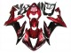 Lojas Carenagens Moto Yamaha YZF 1000 R1 2004-2006 - Vermelho Preto Brilhante