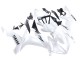 Lojas Carenagens Moto Yamaha YZF 1000 R1 2004-2006 - Branco Pérola Preto Decalques