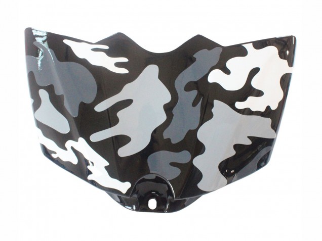 Lojas Carenagens Moto Yamaha YZF 1000 R1 2007-2008 - Cinzento Branco Camouflage Tubarão