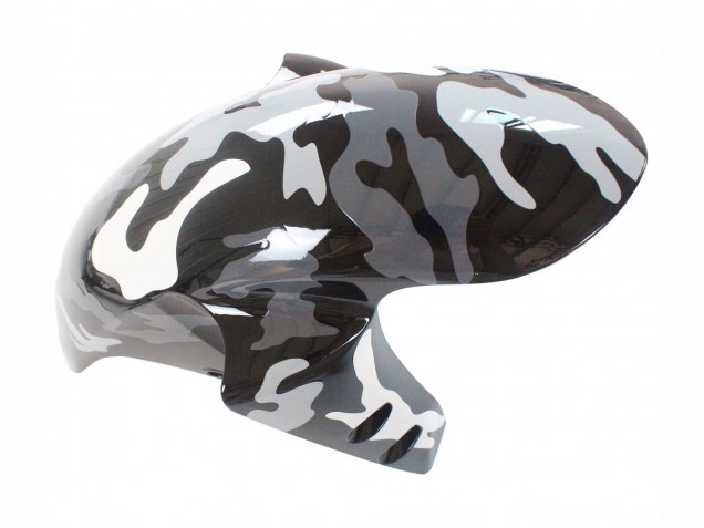 Lojas Carenagens Moto Yamaha YZF 1000 R1 2007-2008 - Cinzento Branco Camouflage Tubarão