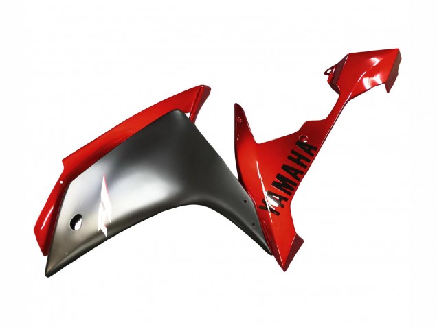 Lojas Carenagem Moto Yamaha YZF 1000 R1 2007-2008 - Vermelho Preto Fosco