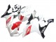 Lojas Carenagem Moto Yamaha YZF 1000 R1 2007-2008 - Branco Vermelho Preto