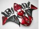 Lojas Carenagens Moto Yamaha YZF 1000 R1 2009-2011 - Vermelho Preto Fosco