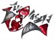 Lojas Carenagens Moto Yamaha YZF 1000 R1 2009-2011 - Vermelho Preto Fosco