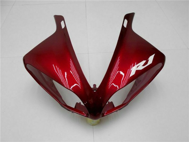 Lojas Carenagens Moto Yamaha YZF 1000 R1 2009-2011 - Vermelho Preto Fosco