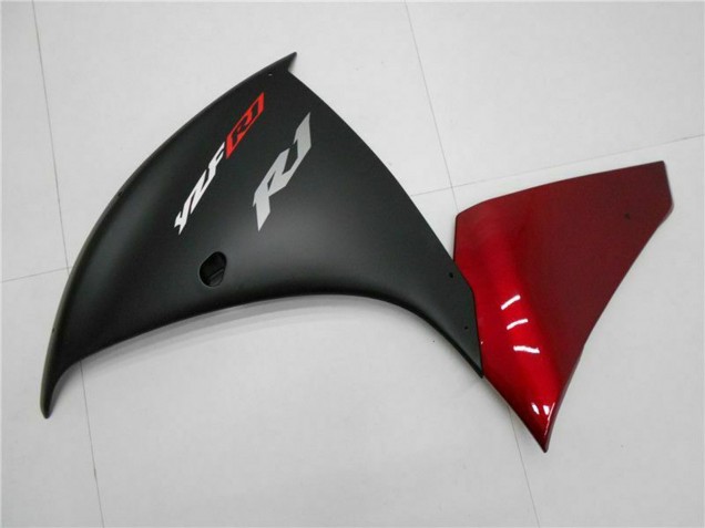 Lojas Carenagens Moto Yamaha YZF 1000 R1 2009-2011 - Vermelho Preto Fosco
