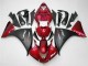 Lojas Carenagens Moto Yamaha YZF 1000 R1 2009-2011 - Vermelho Preto Fosco