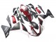Lojas Carenagens Moto Yamaha YZF 1000 R1 2009-2011 - Vermelho Branco Preto Fosco