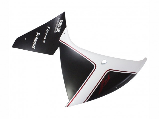 Lojas Carenagens Moto Yamaha YZF 1000 R1 2009-2011 - Vermelho Branco Preto Fosco