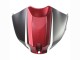 Lojas Carenagens Moto Yamaha YZF 1000 R1 2009-2011 - Vermelho Branco Preto Fosco