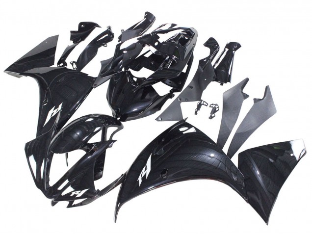 Lojas Carenagens Moto Yamaha YZF 1000 R1 2012-2014 - Preto Brilhante