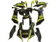 Lojas Carenagens Moto Yamaha YZF 1000 R1 2020-2025 - Preto Brilhante Fluorescent Amarelo