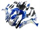 Lojas Carenagens Moto Yamaha YZF 1000 R1 2020-2025 - Branco Azul Amarelo Néon Preto Brilhante