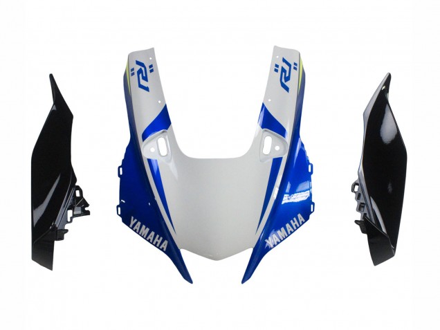 Lojas Carenagens Moto Yamaha YZF 1000 R1 2020-2025 - Branco Azul Amarelo Néon Preto Brilhante