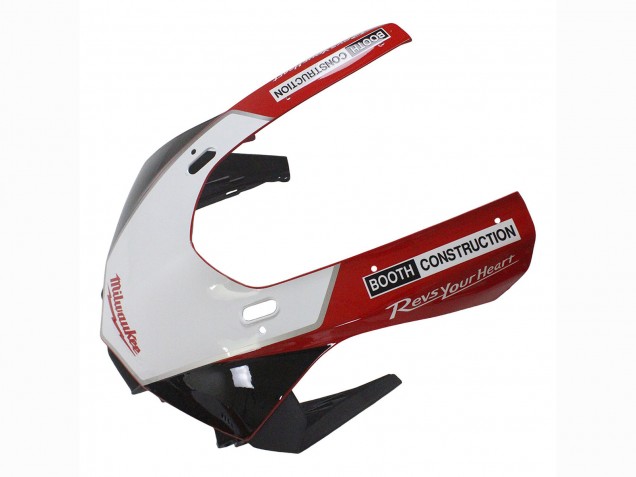 Lojas Carenagens Moto Yamaha YZF 1000 R1 2020-2025 - Branco Vermelho Preto Milwaukee