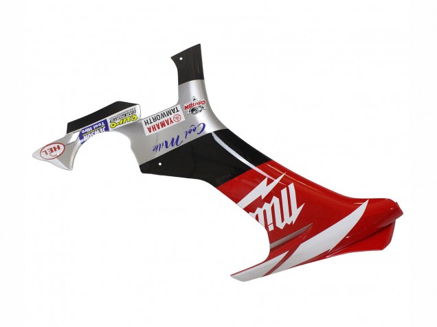 Lojas Carenagens Moto Yamaha YZF 1000 R1 2020-2025 - Branco Vermelho Preto Milwaukee
