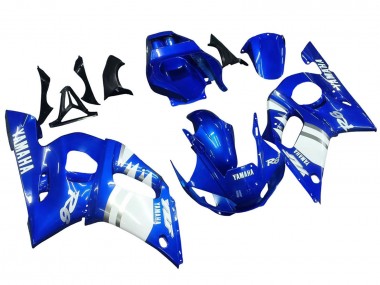 Lojas Carenagens Moto Yamaha YZF 600 R6 1998-2002 - Azul Branco