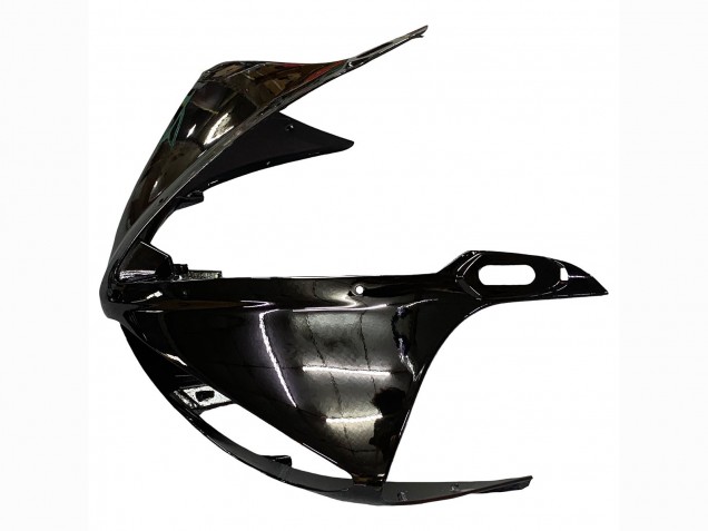 Lojas Carenagens Moto Yamaha YZF R6 2003-2004 - Preto Brilhante Branco Decalques