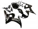 Lojas Carenagens Moto Yamaha YZF R6S 2006-2009 - Preto Brilhante Branco Decalques