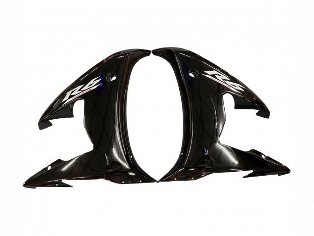 Lojas Carenagens Moto Yamaha YZF R6S 2006-2009 - Preto Brilhante Branco Decalques