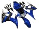 Lojas Carenagens Moto Yamaha YZF R6 2003-2004 - Azul Branco Preto Brilhante Yamalube